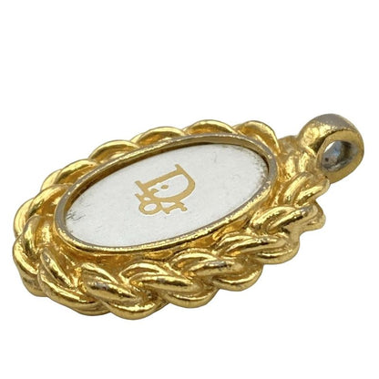 Dior Christian Dior Pendant Top - Gold and Silver Logo