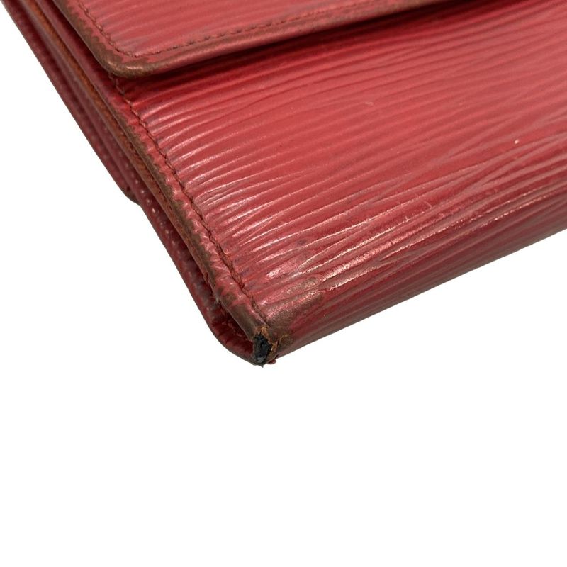 Louis Vuitton W Hook Wallet Epi Porte Monet Vieux Carte Cles Di M63487 Castilian