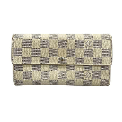 Louis Vuitton Damier Portefeuille Sarah Nm2 N61735 Azure Long Wallet