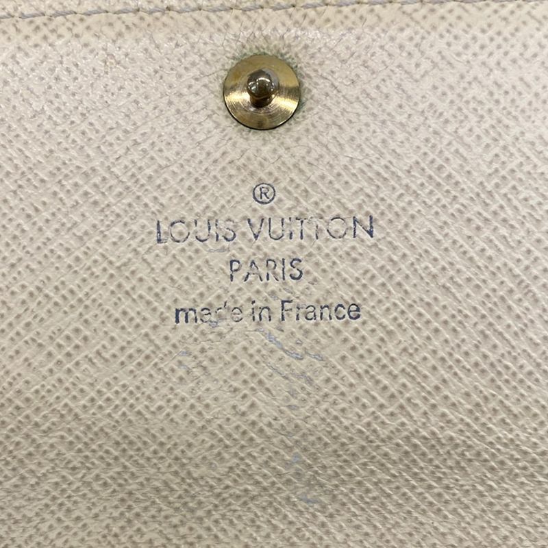 Louis Vuitton Damier Portefeuille Sarah Nm2 N61735 Azure Long Wallet