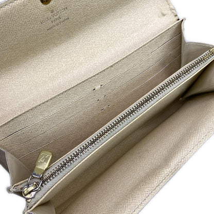 Louis Vuitton Damier Portefeuille Sarah Nm2 N61735 Azure Long Wallet