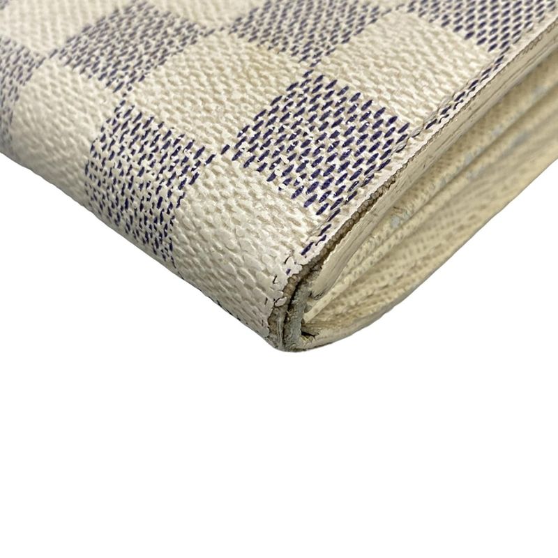 Louis Vuitton Damier Portefeuille Sarah Nm2 N61735 Azure Long Wallet