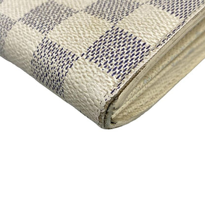 Louis Vuitton Damier Portefeuille Sarah Nm2 N61735 Azure Long Wallet