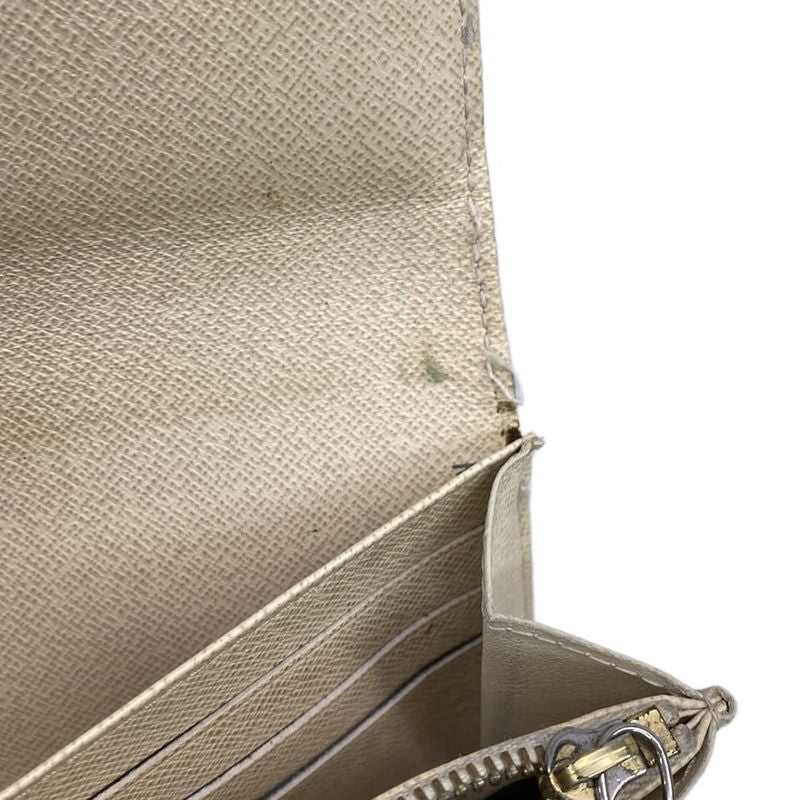 Louis Vuitton Damier Portefeuille Sarah Nm2 N61735 Azure Long Wallet