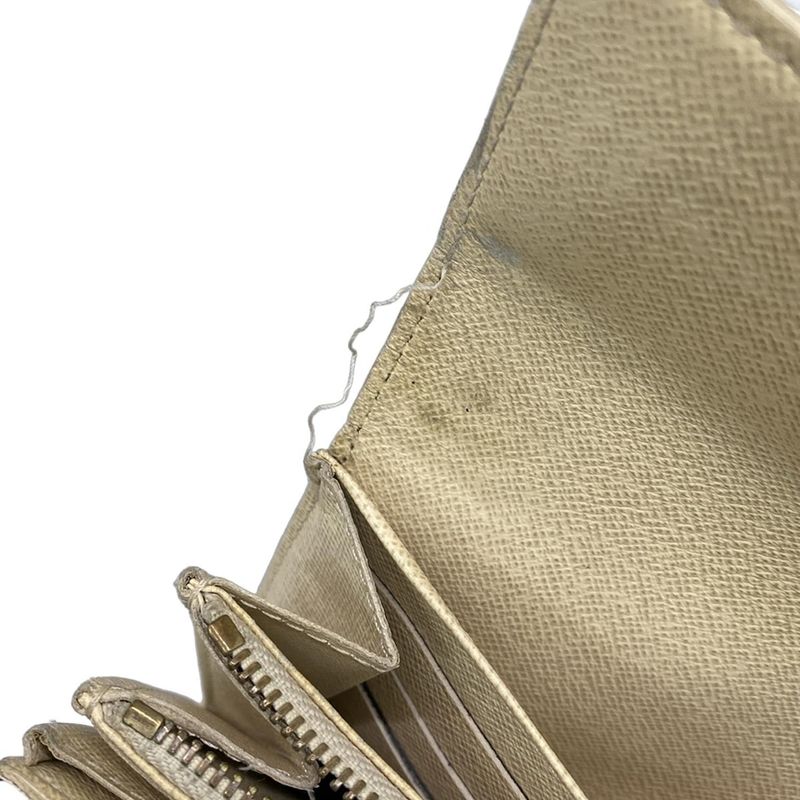 Louis Vuitton Damier Portefeuille Sarah Nm2 N61735 Azure Long Wallet