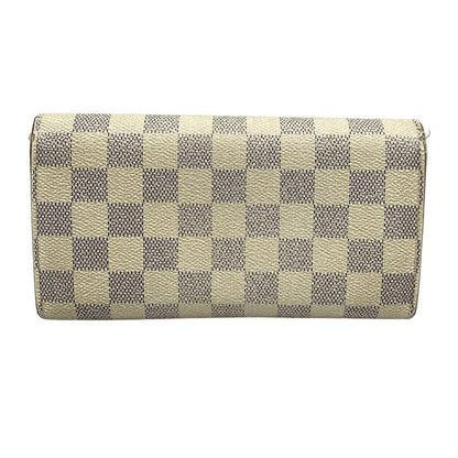 Louis Vuitton Damier Portefeuille Sarah Nm2 N61735 Azure Long Wallet