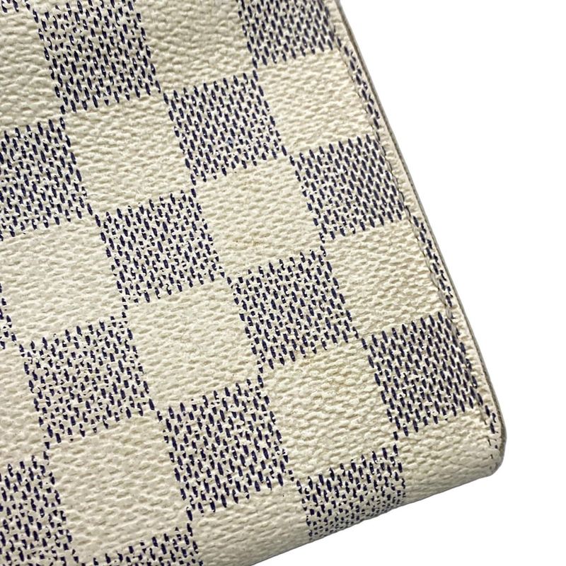 Louis Vuitton Damier Portefeuille Sarah Nm2 N61735 Azure Long Wallet