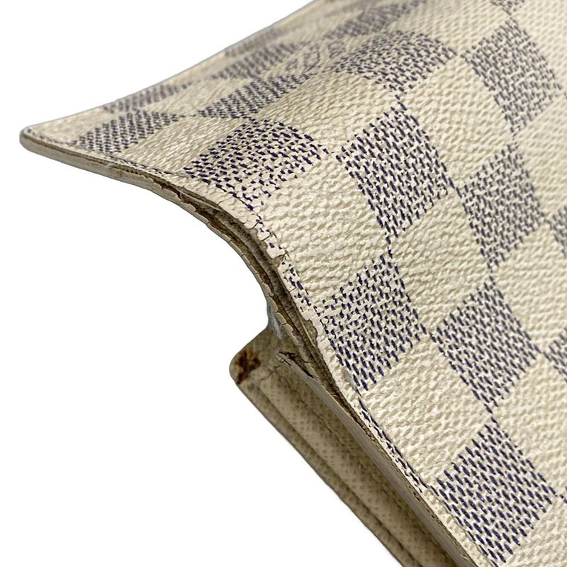 Louis Vuitton Damier Portefeuille Sarah Nm2 N61735 Azure Long Wallet