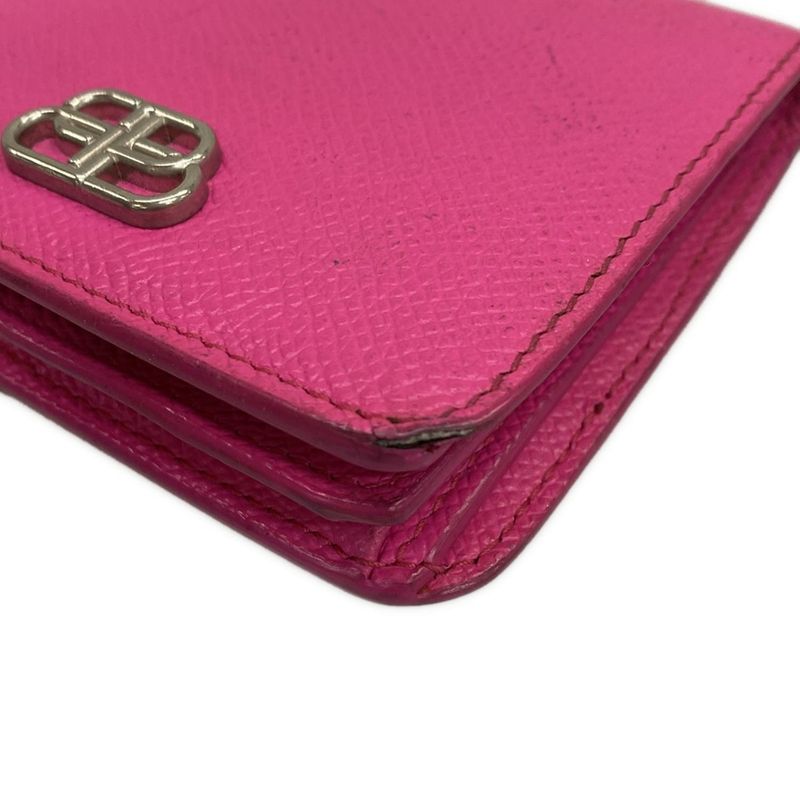 Balenciaga Bifold Wallet - 601474 Pink Leather