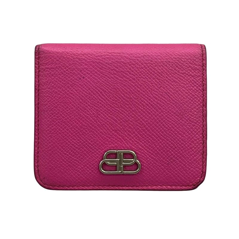 Balenciaga Bifold Wallet - 601474 Pink Leather