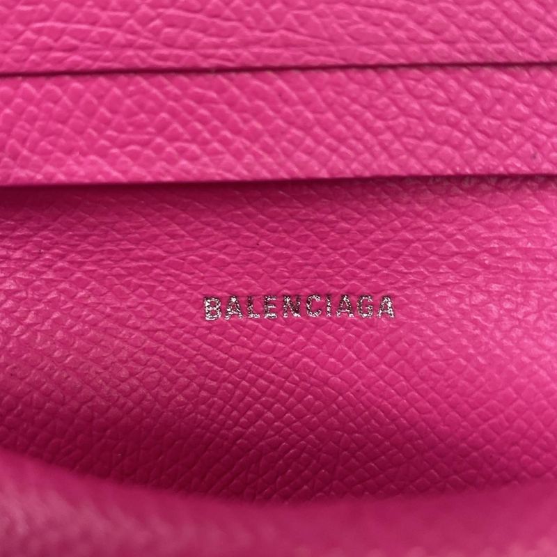 Balenciaga Bifold Wallet - 601474 Pink Leather