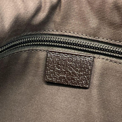 Gucci Shoulder Bag GG Patternsherry (Web) 181092 Beige and Dark Brown Leather