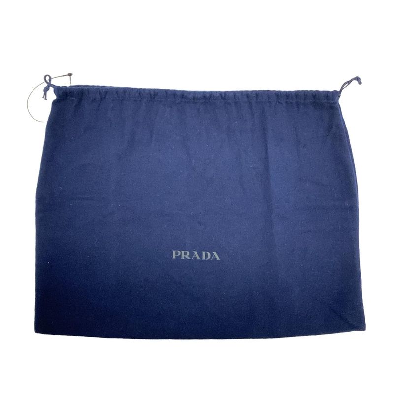 Prada One Shoulder Bag - Gray Beige Leather