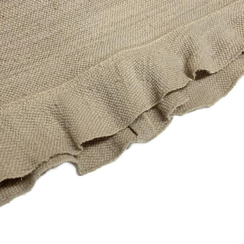 Chanel Skirt Size 38 M Women - P13946 Beige Tweed Ruffle