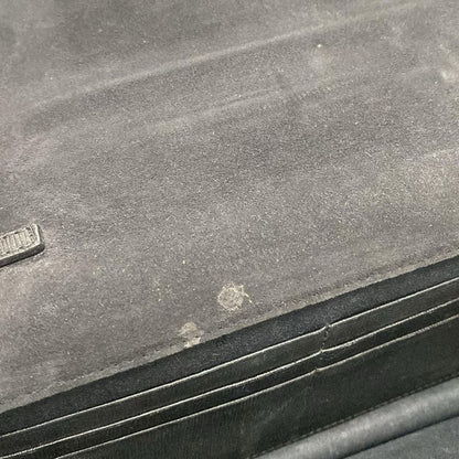 Fendi Shoulder Bag - 8m0346 Black Ivory and Beige Chain Wallet Leather Fur