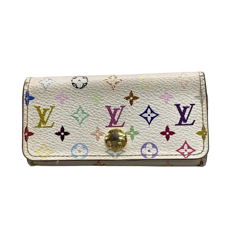 Louis Vuitton Key Case Monogram Multicolor Multicles 4 M60043 Bronze