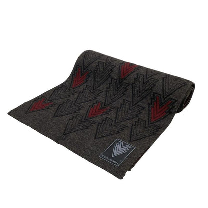 Louis Vuitton Scarf Excellent Condition Echarpe - Triple V M70032 Dark Gray X