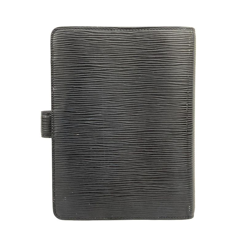 Louis Vuitton Notebook Epi Agenda MM R20042 Noir Black Leather