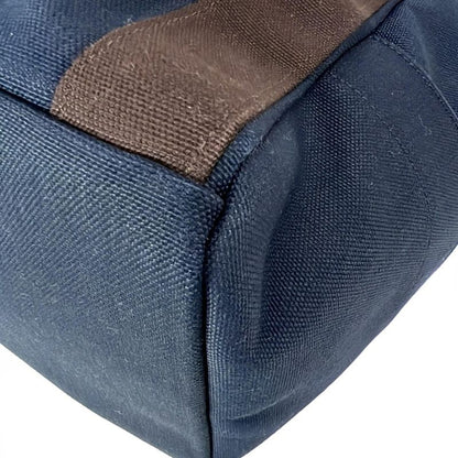 Hermes Backpack Sac Depansage Groom Backpack Navy and Dark Brown Silver