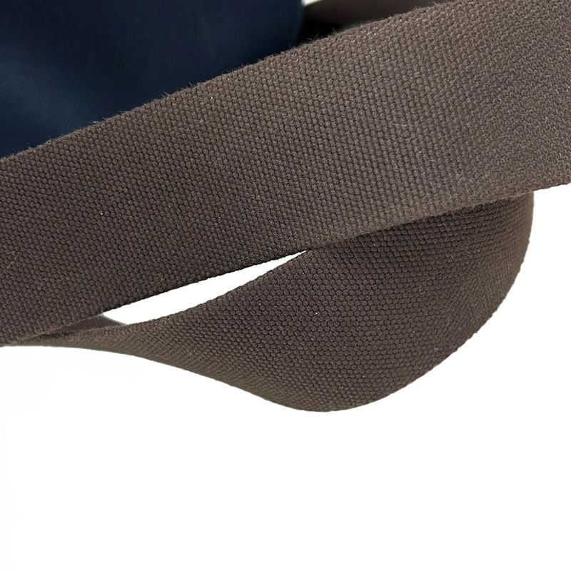 Hermes Backpack Sac Depansage Groom Backpack Navy and Dark Brown Silver