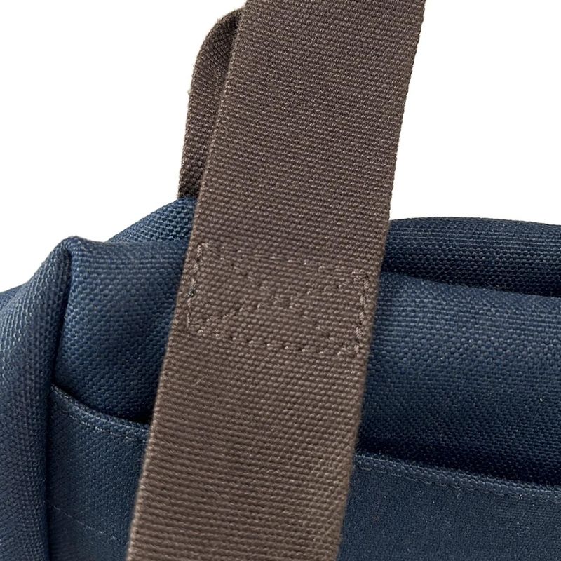 Hermes Backpack Sac Depansage Groom Backpack Navy and Dark Brown Silver