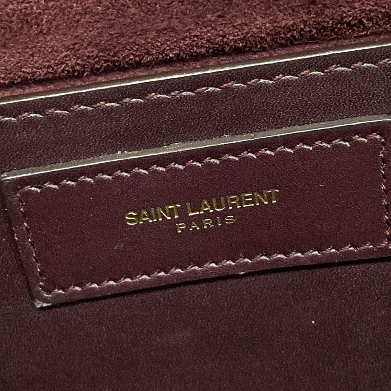 Saint Laurent Paris Shoulder Bag Betty 314516 Bordeaux Chain Shoulder Leather