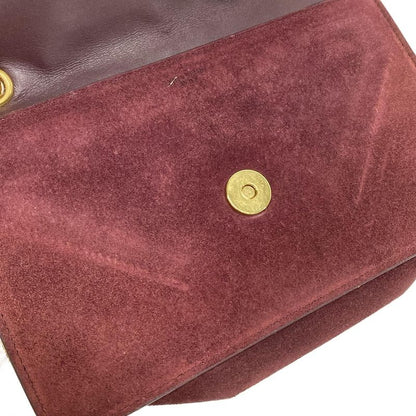 Saint Laurent Paris Shoulder Bag Betty 314516 Bordeaux Chain Shoulder Leather