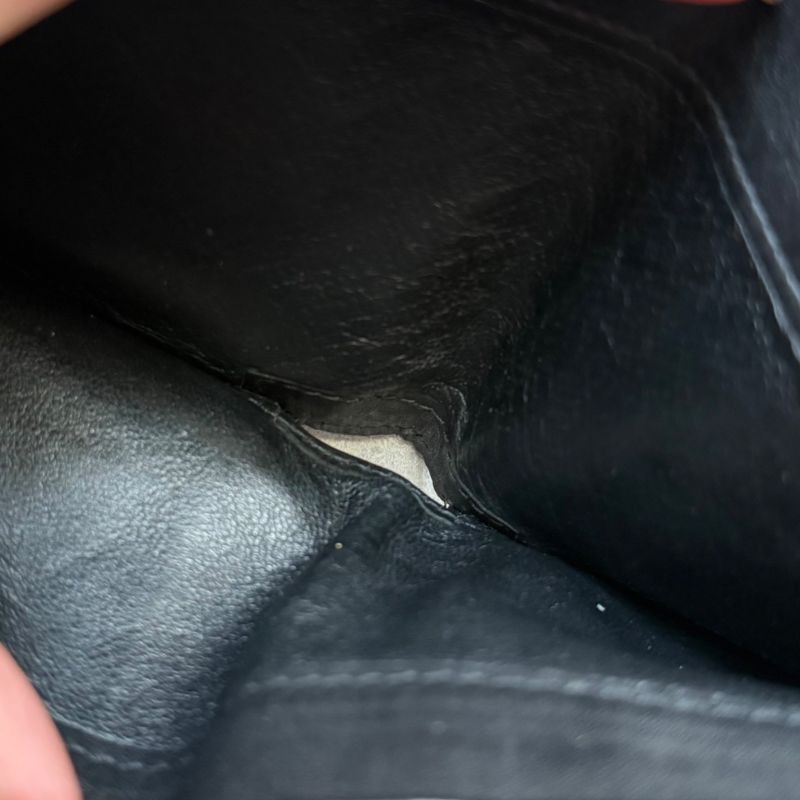 Bottega Veneta Intrecciato Bifold Wallet Black Calf Leather Bifold Wallet Men's