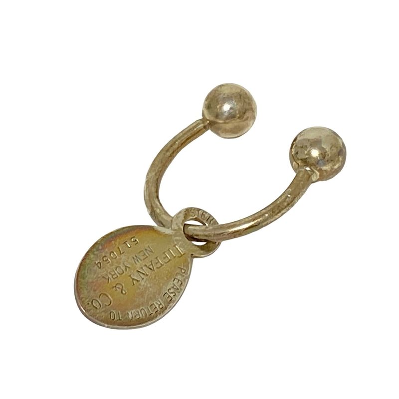 Tiffany & Co Key Holder (charm ) Return to Oval Silver Key Ring