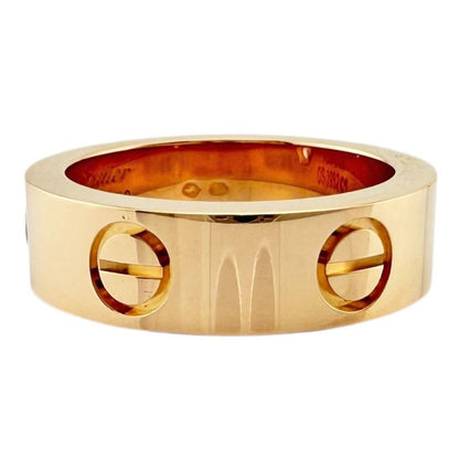 Cartier Love Ring Size 10 18k Gold 18K Pink Gold Pink Sapphire Ladies Cartier