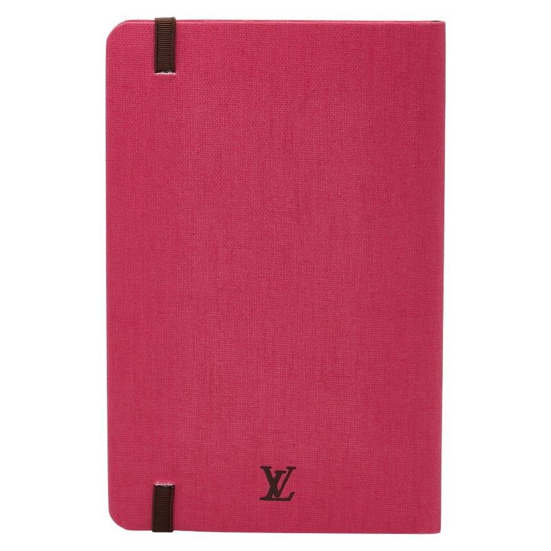 Louis Vuitton Notebook PM Jane Gi1206 Pink Paper Fabric Women Louis Vuitton