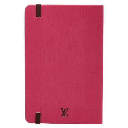 Louis Vuitton Notebook PM Jane Gi1206 Pink Paper Fabric Women Louis Vuitton