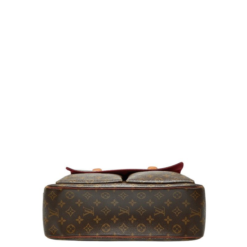 Louis Vuitton Monogram Multipli Cit Tote Handbag M51162 Brown PVC Leather