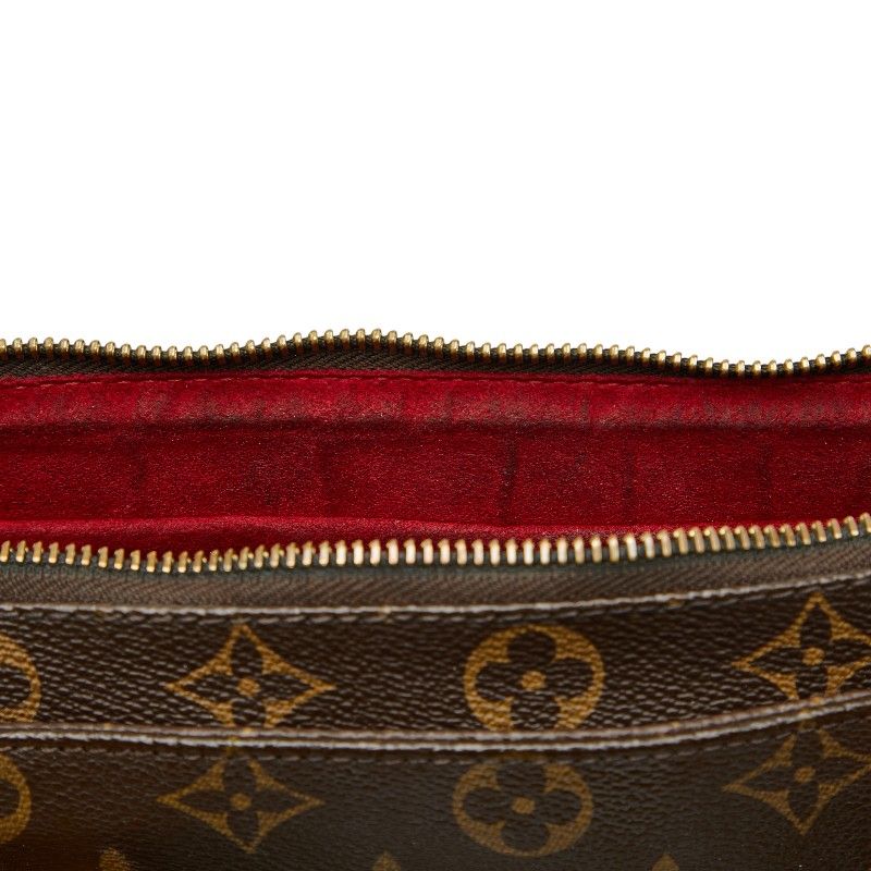 Louis Vuitton Monogram Multipli Cit Tote Handbag M51162 Brown PVC Leather