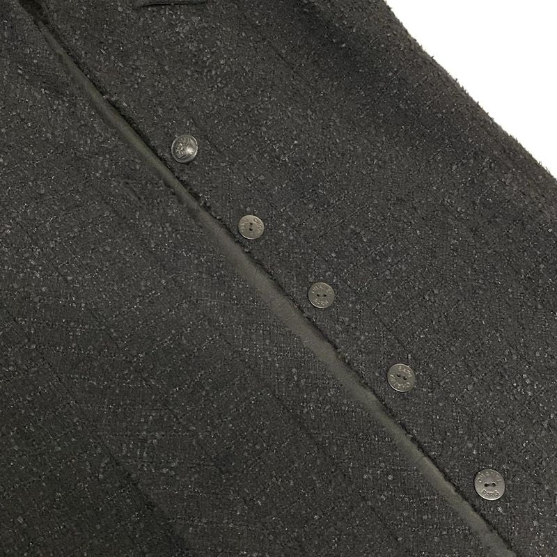 Chanel Jacket Size 40 M Women - P24331 Black Long Sleeve Tweed Fall Winter Wool