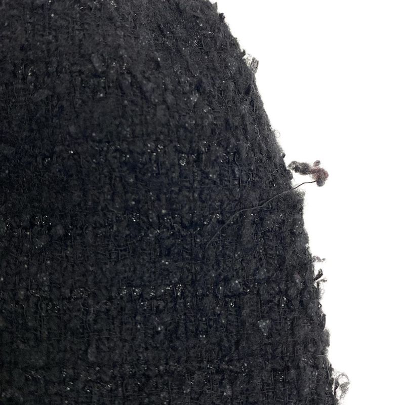 Chanel Jacket Size 40 M Women - P24331 Black Long Sleeve Tweed Fall Winter Wool