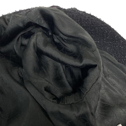 Chanel Jacket Size 40 M Women - P24331 Black Long Sleeve Tweed Fall Winter Wool