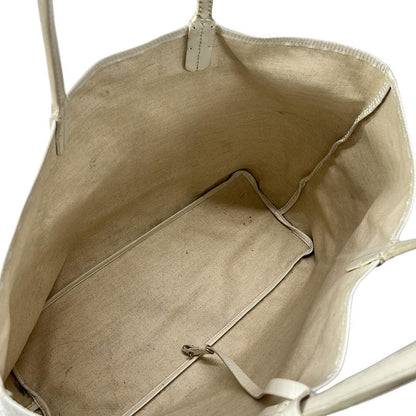 Goyard Tote Bag Saint Louis PM White×gray×light Gray Leather