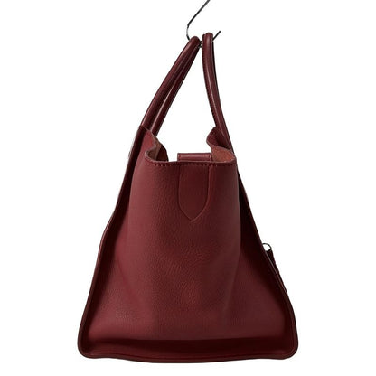 Celine Tote Bag Luggage Small Square Phantom 169953mc.27ed Red Leather
