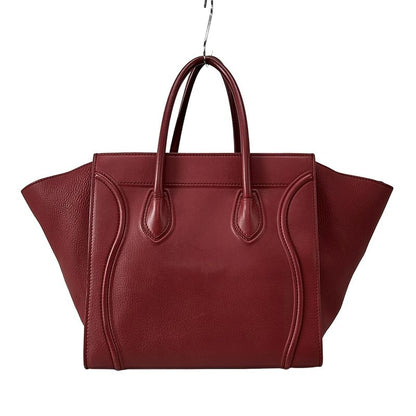 Celine Tote Bag Luggage Small Square Phantom 169953mc.27ed Red Leather