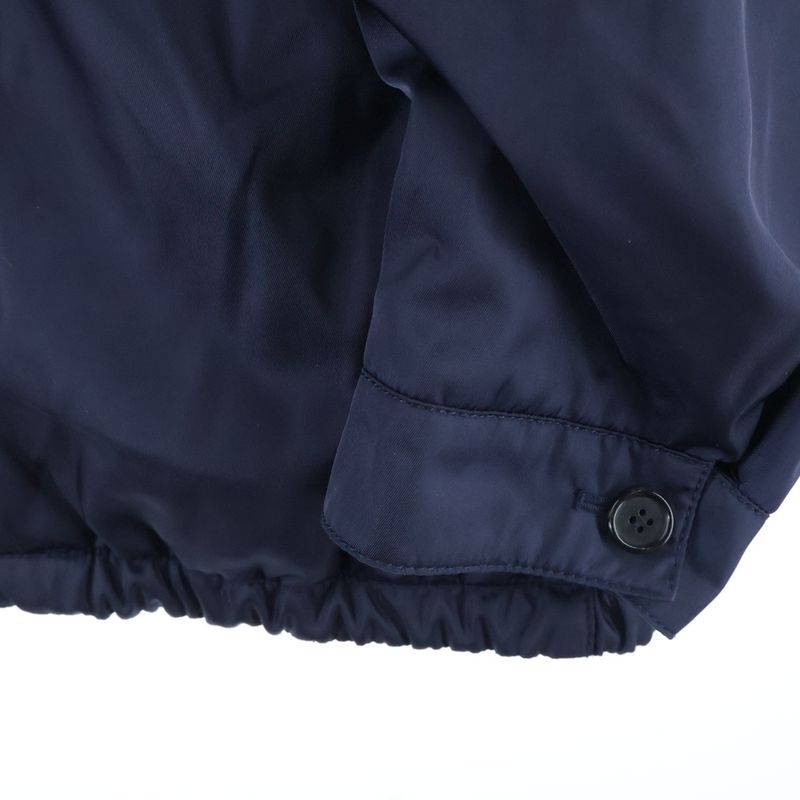 Prada Hoodie Nylon Jacket Navy Nylon XS