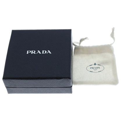 Prada Hair Clip F03vz Hair Clip Logo Rhinestone Ivory