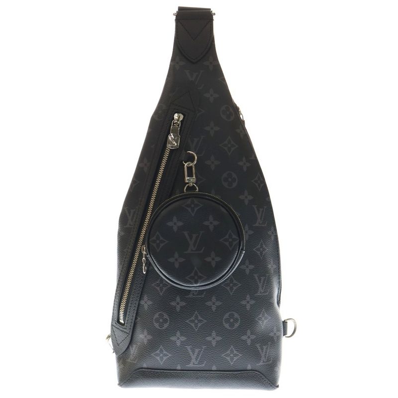 Louis Vuitton Monogram Eclipse Duo Su Ring Bag Waist Bag Body Bag M30936 Ic Type