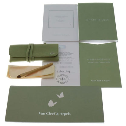 Van Cleef & Arpels Frivolle Mini Diamond Necklace Au750 18k Gold Pendant