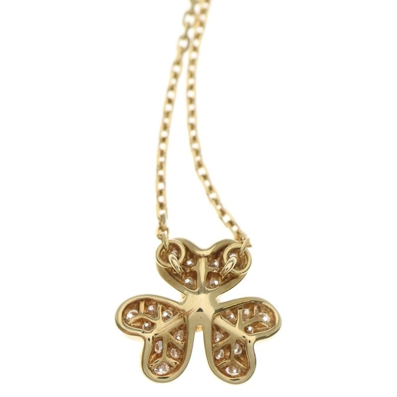 Van Cleef & Arpels Frivolle Mini Diamond Necklace Au750 18k Gold Pendant
