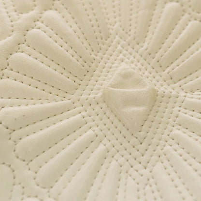 Chanel Coco Mark Embroidery Leather Flap Bag Shoulder Bag White Gdhardware