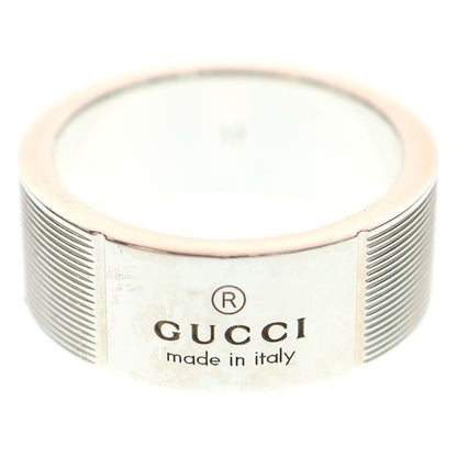 Gucci Logo Ring Silver Ag925 9.6g