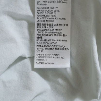 Balenciaga Logo-Embroidered Sideline Oversize D Short-Sleeved T-Shirt Cut and