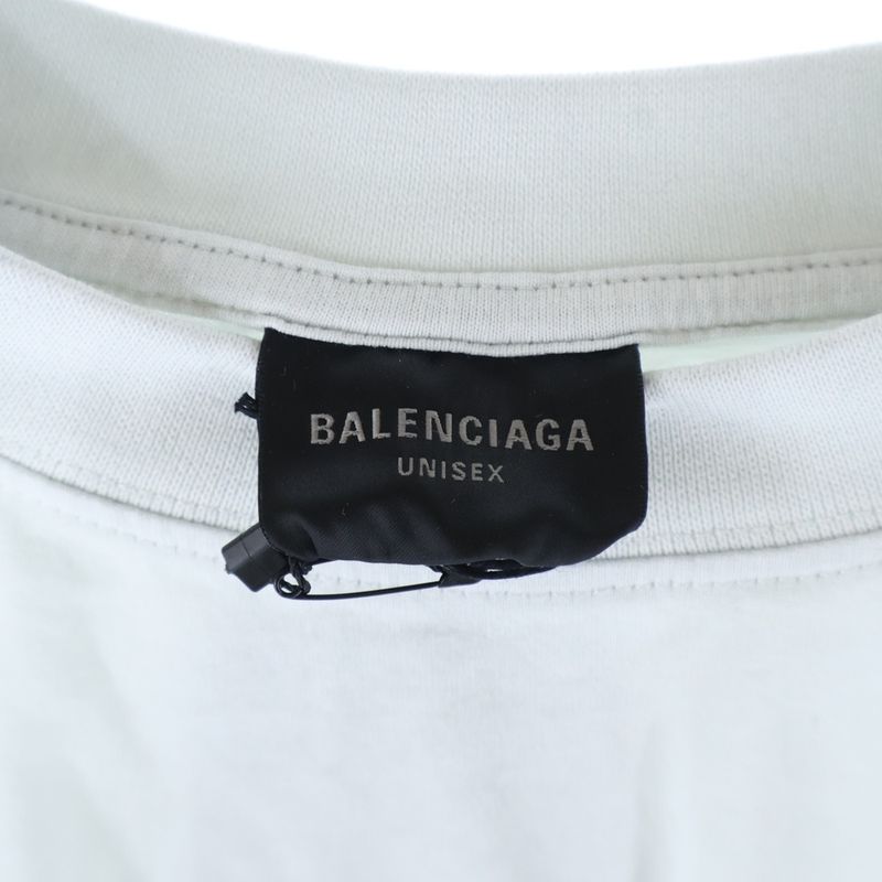 Balenciaga Logo-Embroidered Sideline Oversize D Short-Sleeved T-Shirt Cut and