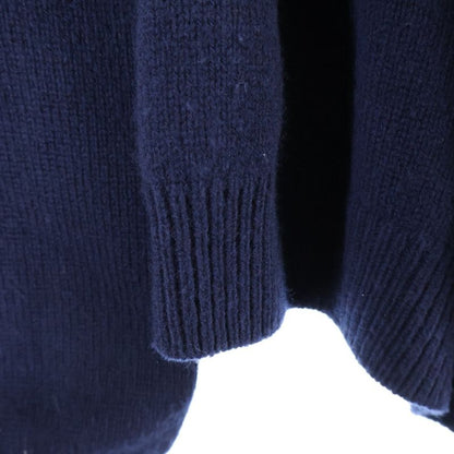 Celine Triomphe Embroidered Crewneck Sweater Knit Navy 2ac85048t